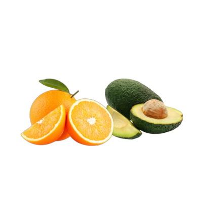 aguacates y naranjas