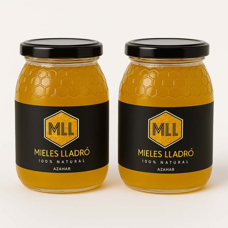 Pack 2 botes de Miel de Azahar 1kg